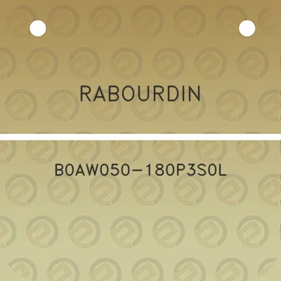 rabourdin-b0aw050-180p3s0l