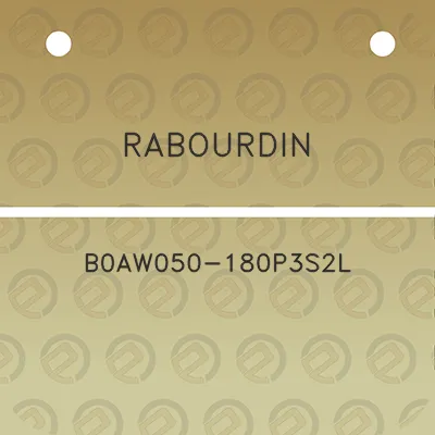 rabourdin-b0aw050-180p3s2l