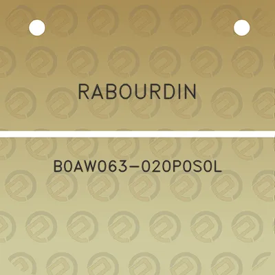 rabourdin-b0aw063-020p0s0l