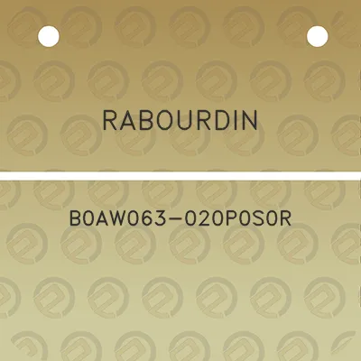 rabourdin-b0aw063-020p0s0r