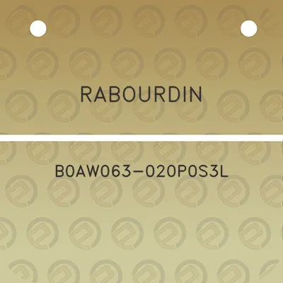 rabourdin-b0aw063-020p0s3l