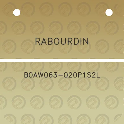 rabourdin-b0aw063-020p1s2l