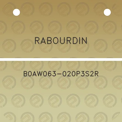 rabourdin-b0aw063-020p3s2r