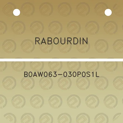 rabourdin-b0aw063-030p0s1l