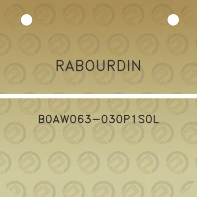 rabourdin-b0aw063-030p1s0l