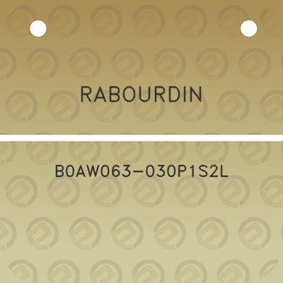 rabourdin-b0aw063-030p1s2l