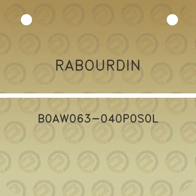 rabourdin-b0aw063-040p0s0l