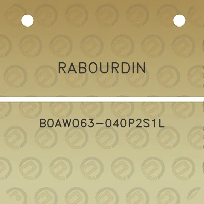 rabourdin-b0aw063-040p2s1l