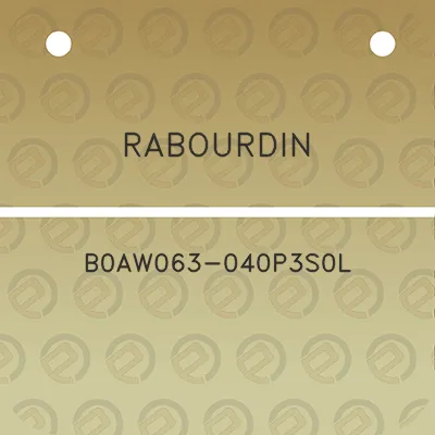 rabourdin-b0aw063-040p3s0l