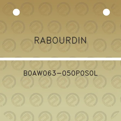 rabourdin-b0aw063-050p0s0l