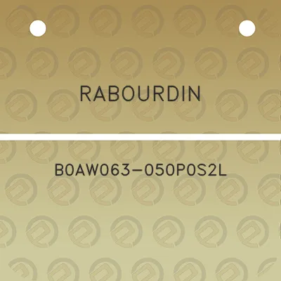 rabourdin-b0aw063-050p0s2l