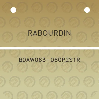 rabourdin-b0aw063-060p2s1r