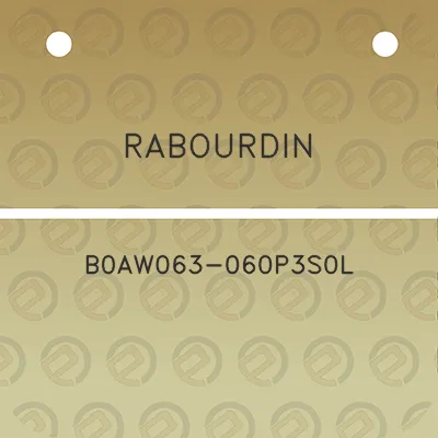 rabourdin-b0aw063-060p3s0l