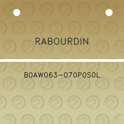rabourdin-b0aw063-070p0s0l
