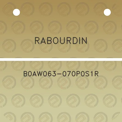 rabourdin-b0aw063-070p0s1r