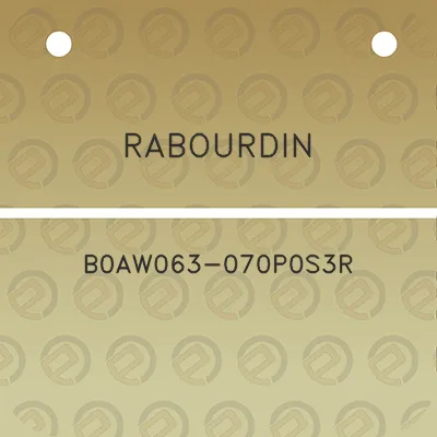 rabourdin-b0aw063-070p0s3r