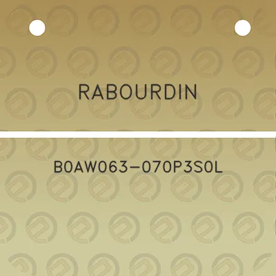 rabourdin-b0aw063-070p3s0l