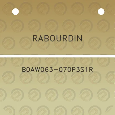 rabourdin-b0aw063-070p3s1r