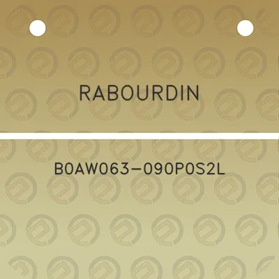 rabourdin-b0aw063-090p0s2l