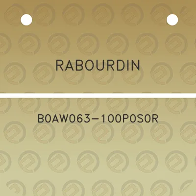 rabourdin-b0aw063-100p0s0r