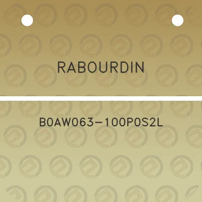 rabourdin-b0aw063-100p0s2l