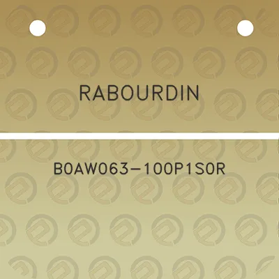 rabourdin-b0aw063-100p1s0r