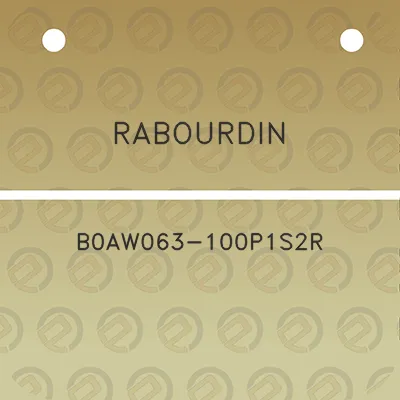 rabourdin-b0aw063-100p1s2r