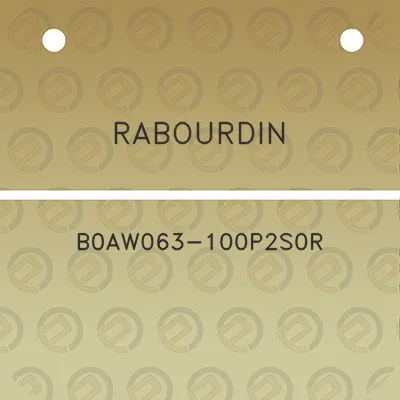 rabourdin-b0aw063-100p2s0r