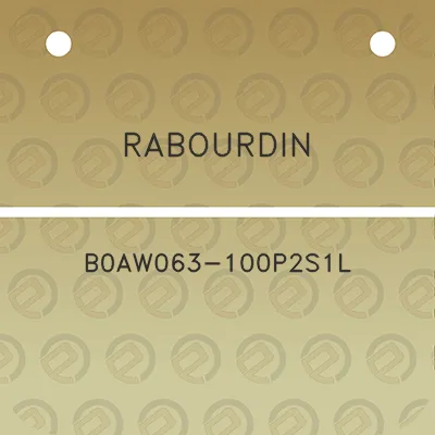 rabourdin-b0aw063-100p2s1l