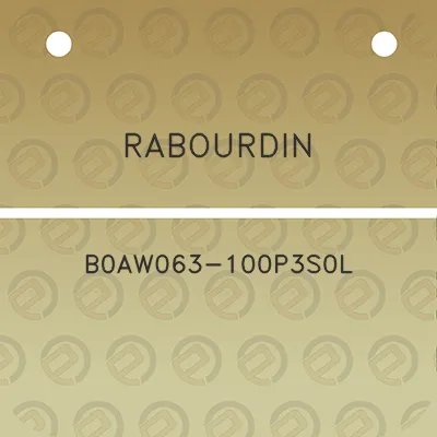 rabourdin-b0aw063-100p3s0l