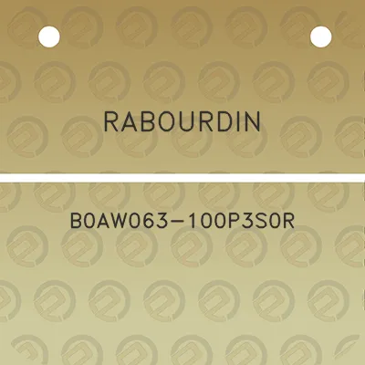 rabourdin-b0aw063-100p3s0r