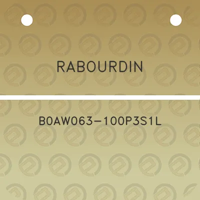 rabourdin-b0aw063-100p3s1l