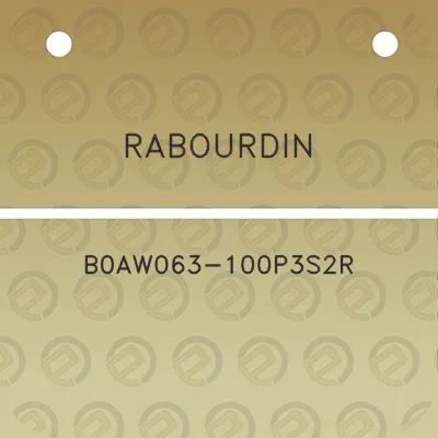 rabourdin-b0aw063-100p3s2r