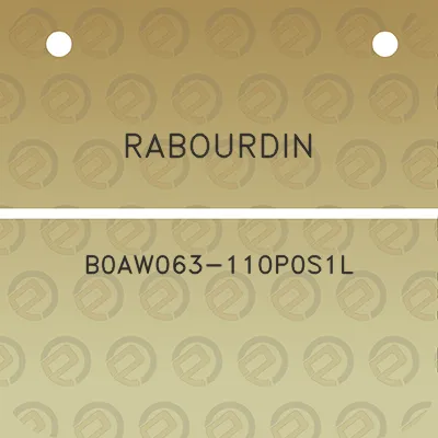 rabourdin-b0aw063-110p0s1l