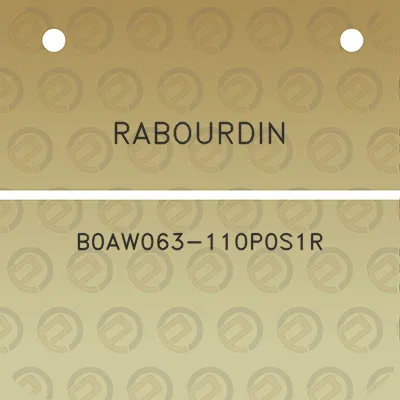 rabourdin-b0aw063-110p0s1r