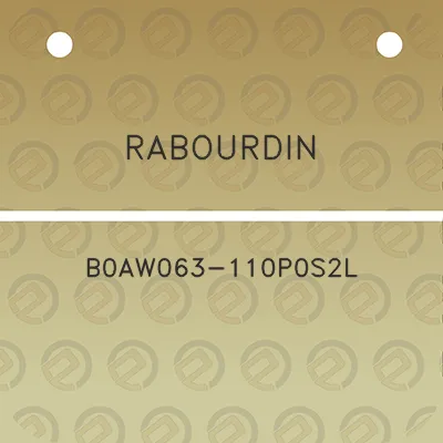 rabourdin-b0aw063-110p0s2l