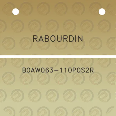 rabourdin-b0aw063-110p0s2r