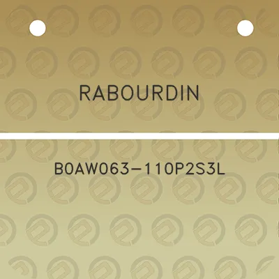 rabourdin-b0aw063-110p2s3l