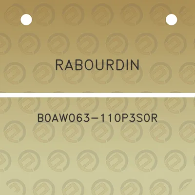 rabourdin-b0aw063-110p3s0r