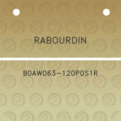 rabourdin-b0aw063-120p0s1r