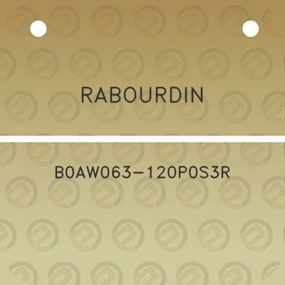 rabourdin-b0aw063-120p0s3r