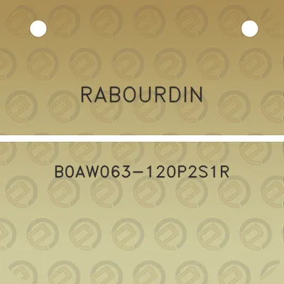 rabourdin-b0aw063-120p2s1r