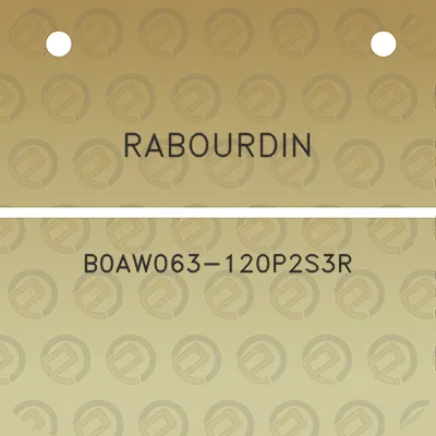 rabourdin-b0aw063-120p2s3r