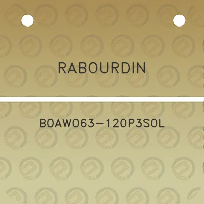 rabourdin-b0aw063-120p3s0l