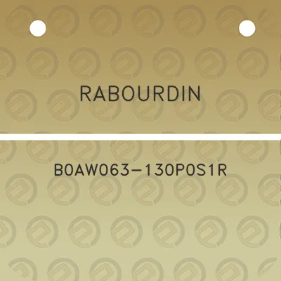 rabourdin-b0aw063-130p0s1r