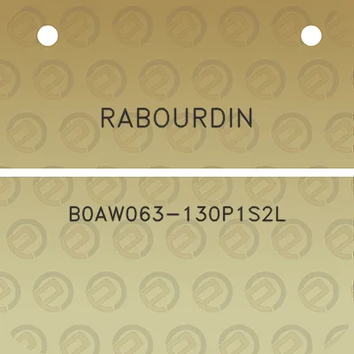 rabourdin-b0aw063-130p1s2l