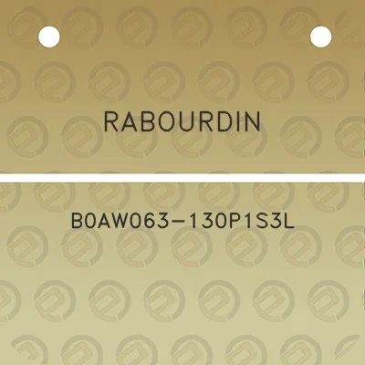 rabourdin-b0aw063-130p1s3l