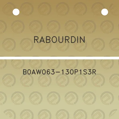 rabourdin-b0aw063-130p1s3r