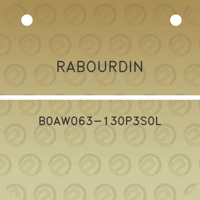 rabourdin-b0aw063-130p3s0l