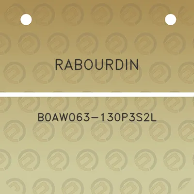 rabourdin-b0aw063-130p3s2l